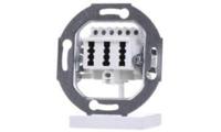 ABB 0243/04 Telefoonaansluitdoos Schroefbevestiging Wit, Zuiver wit (RAL 9010) - thumbnail