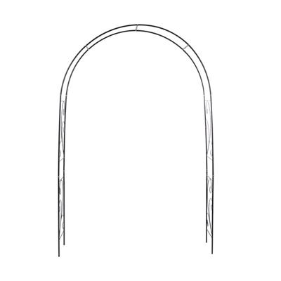 Metalen rozenboog 'Krul' H 217,5 x 152 x 37 cm