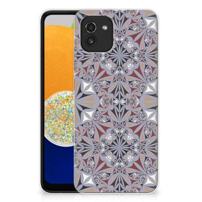 Samsung Galaxy A03 | TPU | Siliconen hoesje | Flower Tiles