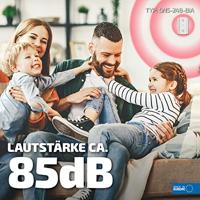 Zamel GNS-248 GLASSO Gong 230 V (max) 85 dBA Wit - thumbnail