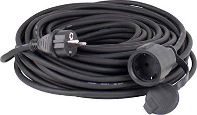 Schwabe Verlengkabel Neopreen H07RN-F 3x2,5 zwart IP44 25m