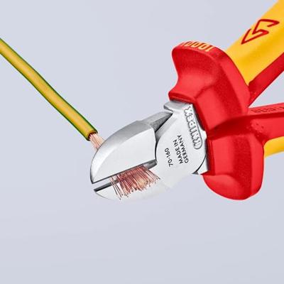 Knipex Zijsnijtang verchr./comfort 160 mm VDE - 70 06 160 SB - 7006160SB - thumbnail