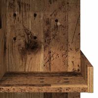 Bartafel met opbergrek 100x48x101,5 cm oud houtkleurig - thumbnail