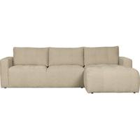 vtwonen Loungebank 'Bar' Rechts, Washed look, kleur Zand - thumbnail