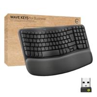 Logitech Wave Keys Business toetsenbord Draadloos Grafiet UK International - thumbnail