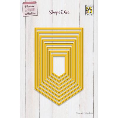 Nellie's Choice • shape dies cutting & embossing banners 8st.