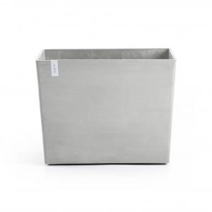 Ecopots Paris op wielen kunststof bloempot Wit/Grijs - Ø 81,6 cm Ecopots Paris op wielen kunststof bloempot Wit/Grijs - Ø 81,6 cm