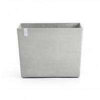 Ecopots Paris op wielen kunststof bloempot Wit/Grijs - Ø 81,6 cm - thumbnail