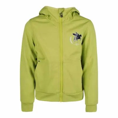Covalliero Maxxia kinder sweatvest lime maat:140 Covalliero Maxxia kinder sweatvest lime maat:140