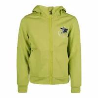 Covalliero Maxxia kinder sweatvest lime maat:140 - thumbnail