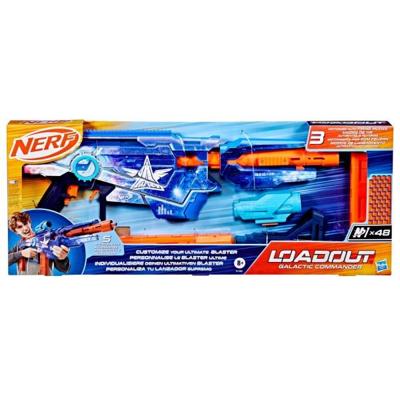 Nerf Loadout Galactic Commander, gemotoriseerde foam dart blaster, 3 accessoires en 48 Nerf N1 darts, vanaf 8 jaar