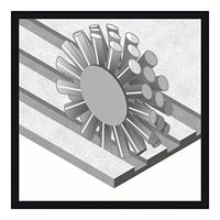 Bosch Accessories Schijfborstel, nylon borstelharen, 100 mm, 1 mm, 8 mm, 4500 omw/min Bosch Power Tools Schacht-Ø 6 mm 2608622055 1 stuk(s) - thumbnail