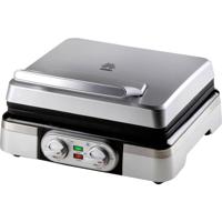 Domo DO9149W Wafelijzer 1520W RVS - thumbnail