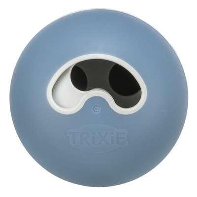 TRIXIE SNACKBAL HOND KUNSTSTOF / TPR BLAUW 7,5 CM