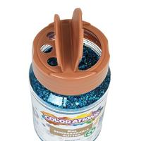 Colorations - biologische afbreekbare glitter - blauw, 113 gram - thumbnail