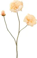 Pure Royal kunsttak pioenroos 64cm vanille - thumbnail
