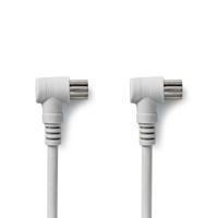 Nedis CSGP40100WT30 Coaxkabel 90 Db Iec (coax) Male Haaks - Iec (coax) Female Haaks 3,0 M Wit - thumbnail