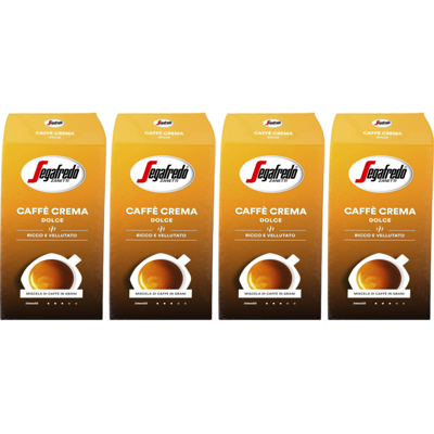 Segafredo Caffè Crema Dolce - Koffiebonen - 4 x 1 kilo