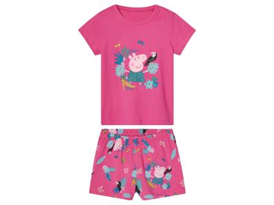 Korte kinder pyjama Peppa Pig (Roze, 98/104)