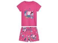Korte kinder pyjama Peppa Pig (Roze, 98/104) - thumbnail