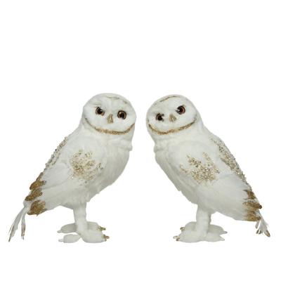 Uil pes l11b21h21 cm wit/goud a2 KSD - Ksd