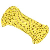 VidaXL Boot touw 3 mm 250 m polypropyleen geel - thumbnail