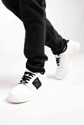 Philipp Plein Sneakers 76465 Dames/Kids Wit/Zwart - Maat 37 - Kleur: WitZwart | Soccerfanshop