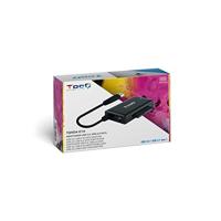 TOOQ TQHDA-01A USB-A naar SATA-adapter voor 2,5-inch en 3,5-inch harde schijven met voeding, zwart - thumbnail