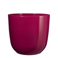 Tusca pot rond fuchsia h20xd22,5 cm Mica Decorations - Mica decorations - thumbnail