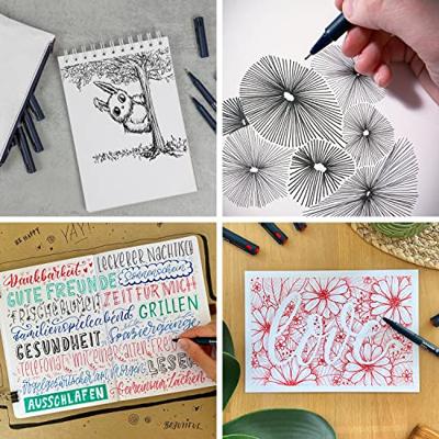 Schneider fineliner Pictus, etui van 3 stuks, zwart