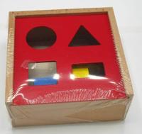 Bongers Speelgoed Playwood houten vormenstoof rood - thumbnail