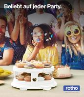 Rotho fresh taartdoos xl + cupcake-houders 35.5x34.5x26 cm wit/transparant - thumbnail