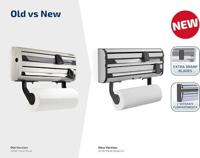 Houder voor keukenpapier Leifheit 25793 Zwart Aluminium Plastic - thumbnail