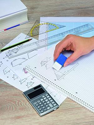 Gum edding r20 met kunststof blauwen houder 2st