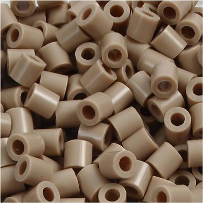 NABBI Foto kralen, afm 5x5 mm, gatgrootte 2,5 mm, medium, beige (6), 6000 stuk/ 1 doos
