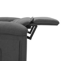 Massagestoel stof donkergrijs - thumbnail