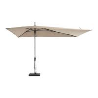 Grote Zweefparasol Asymetrique Windbestendig 360x220 cm Volant Ecru van Madison - thumbnail