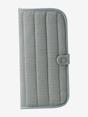 Hoes van katoenen gaas voor familiealbum saliegroen