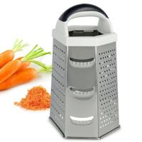 Metaltex Zeskante Rasp 11x22.5x13.5 cm RVS - thumbnail