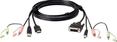 Aten 2L-7D02DH HDMI DVI-D Zwart kabeladapter/verloopstukje