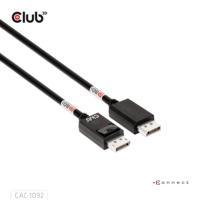CLUB3D DisplayPort 2.1 Bi-Directional DP80 Certified 8K240Hz, 10K60Hz M/M 1.6m - thumbnail