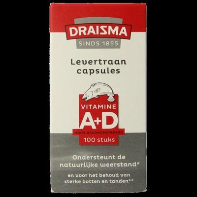 Draisma Vitamine A + D Levertraancapsules