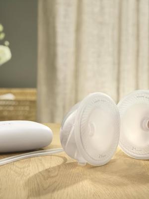 PHILIPS AVENT dubbele handsfree borstkolf wit PHILIPS AVENT dubbele handsfree borstkolf wit