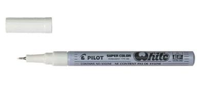 Permanente markeerstift Pilot Wit (12 Stuks)