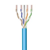 Stevige UTP-netwerkkabel Cat6 Ewent IM1222 Blauw 50 m - thumbnail