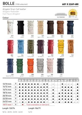 Morellato Bolle Croco Horlogeband Wit 18 mm