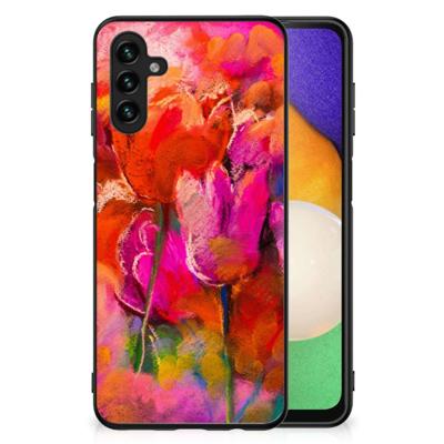Kleurrijke Telefoonhoesje Samsung Galaxy A13 5G | A04s Tulips Kleurrijke Telefoonhoesje Samsung Galaxy A13 5G | A04s Tulips