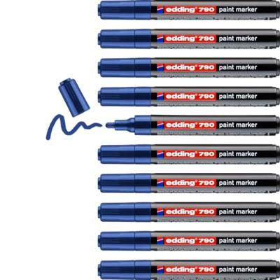Paintmarker edding 790 alcoholbasis 2-3mm blauw | 10 stuks