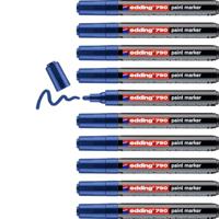 Paintmarker edding 790 alcoholbasis 2-3mm blauw | 10 stuks - thumbnail