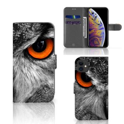 Apple iPhone 11 | Telefoonhoesje | Met pasjeshouder | Uil